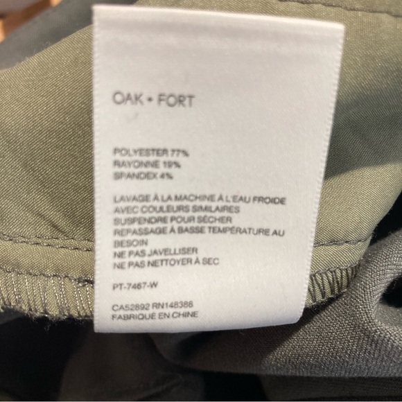 OAK + FORT Gray Pleated Trousers - Picture 11 of 11